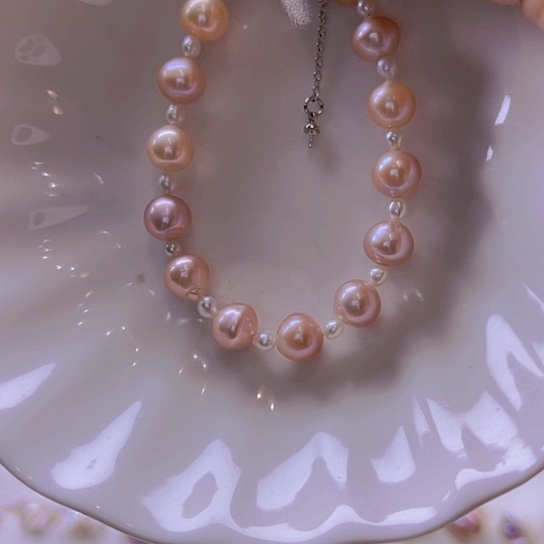 淡水珍珠手绳合金