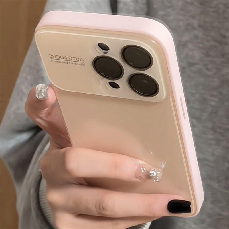 ins爆款秒变iPhone17promax视窗钢化玻璃壳苹果16/15/14/13/12/11