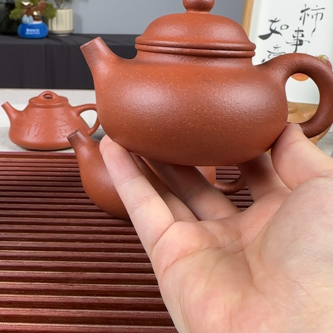 茶壶紫砂微瑕容天