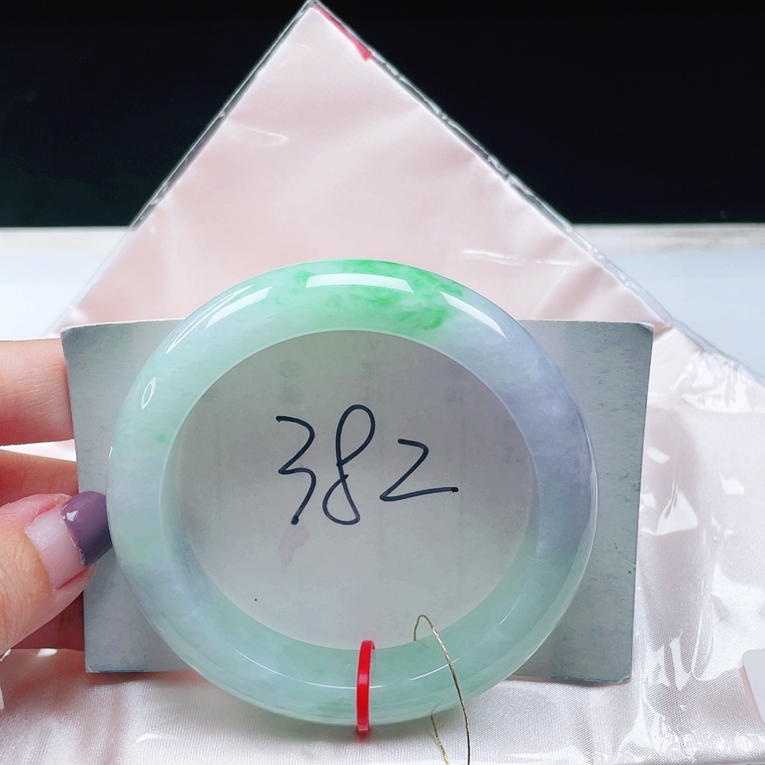 翡翠未镶嵌手镯缅甸翡翠55+