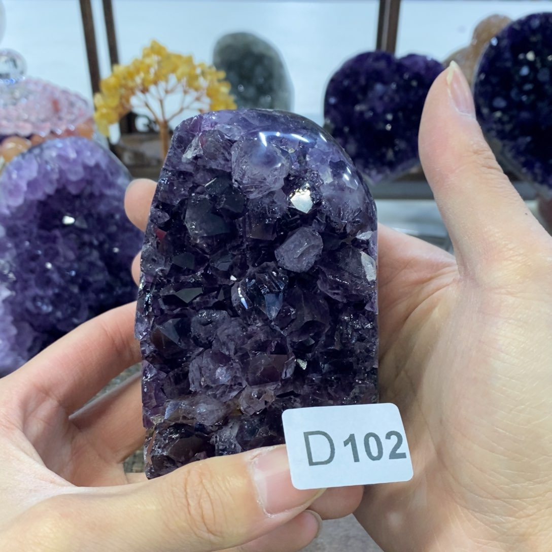 紫晶摆件摆件未镶嵌