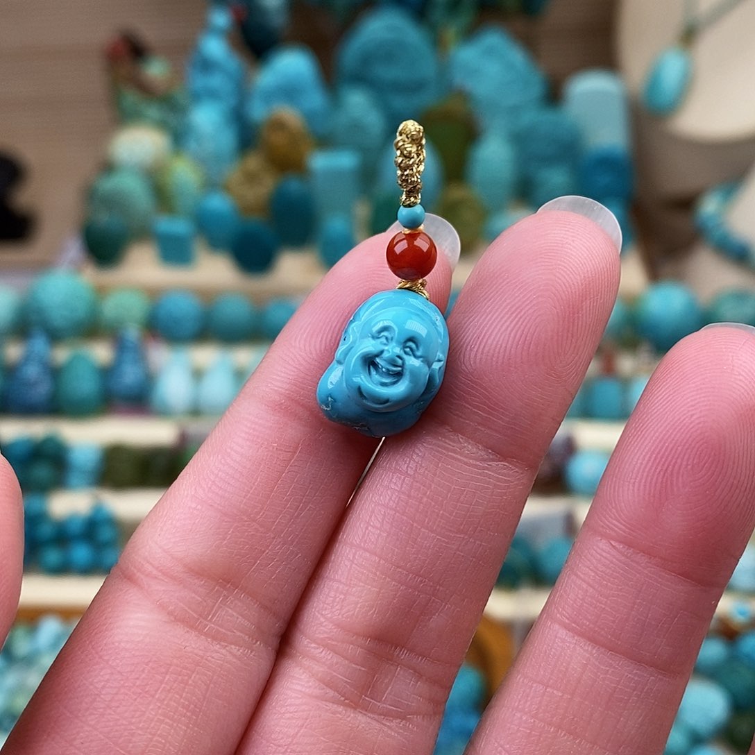 绿松石珠宝奇石未镶嵌