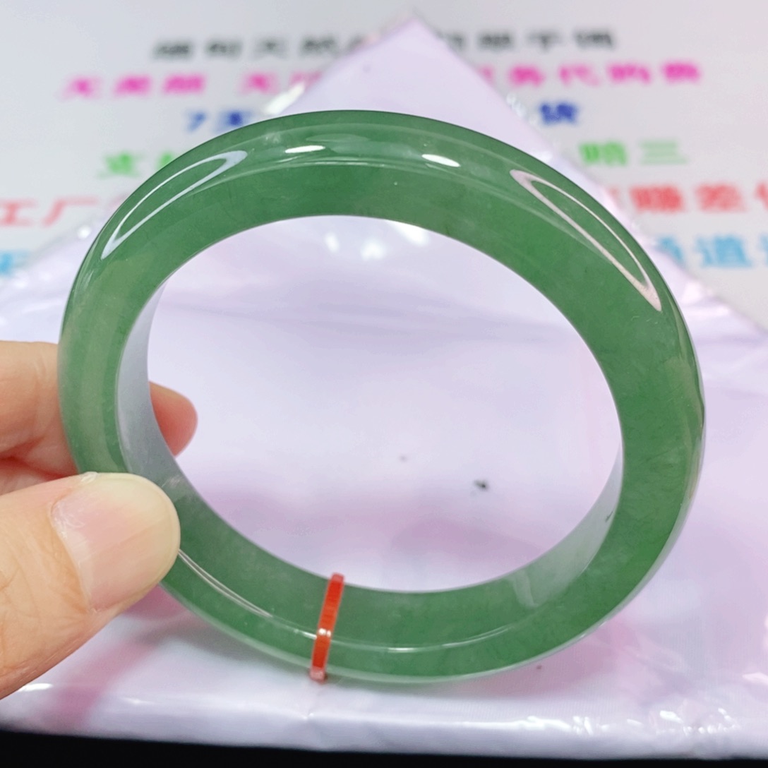未镶嵌手镯翡翠56.5圈口正圈-力推