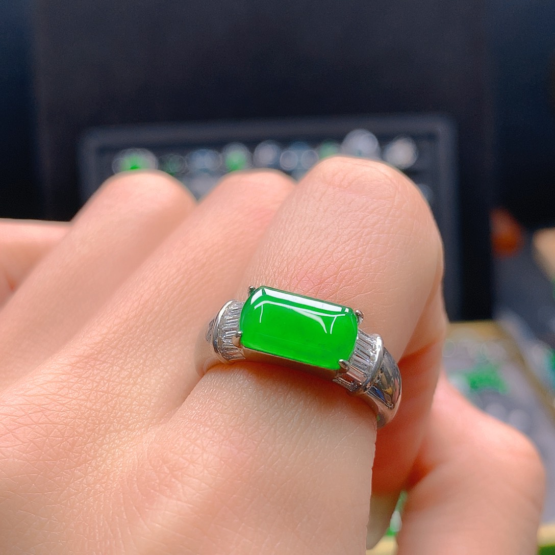 未镶嵌戒指翡翠天然翡翠