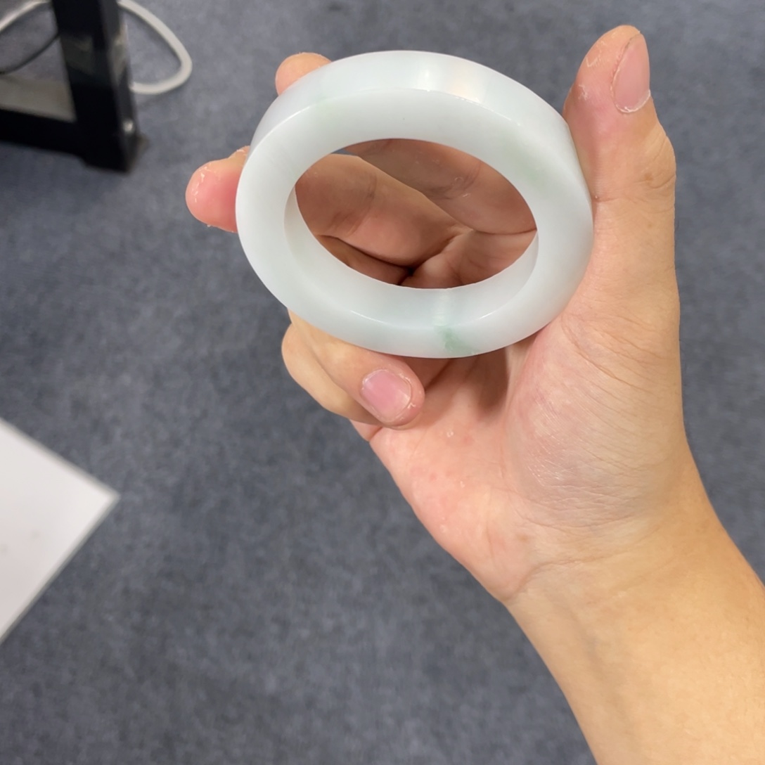 遥***乖定制翡翠未镶嵌手镯定制翡翠