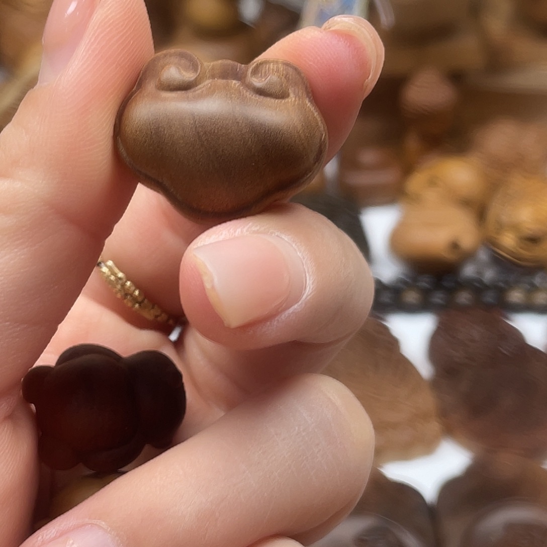 檀香木无事牌胖如意老山檀香