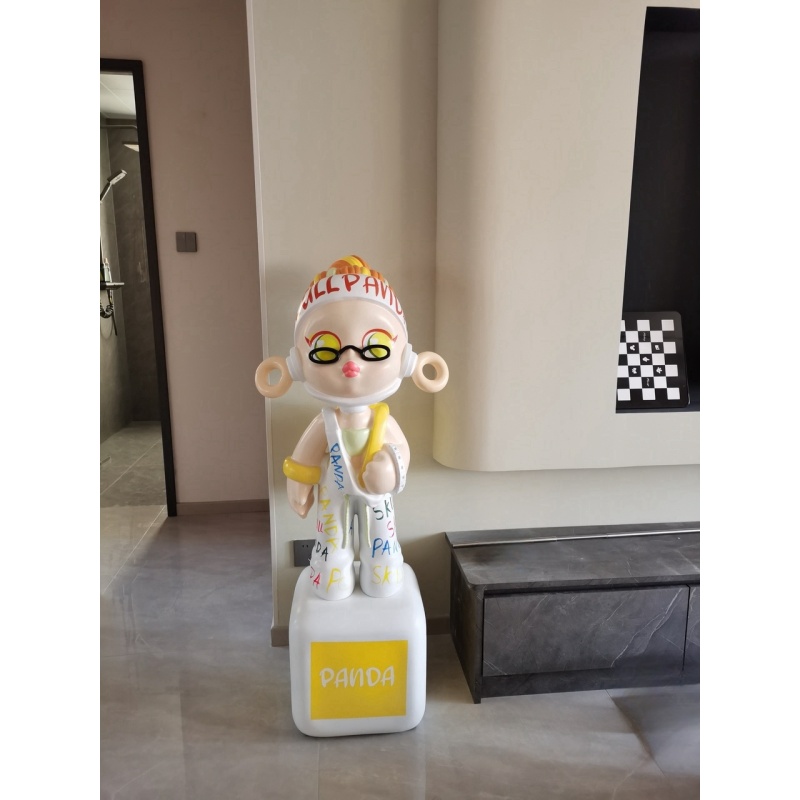 sp街舞大拽姐落地摆件摆件家居饰品乔迁新居装饰品轻奢创意高级感