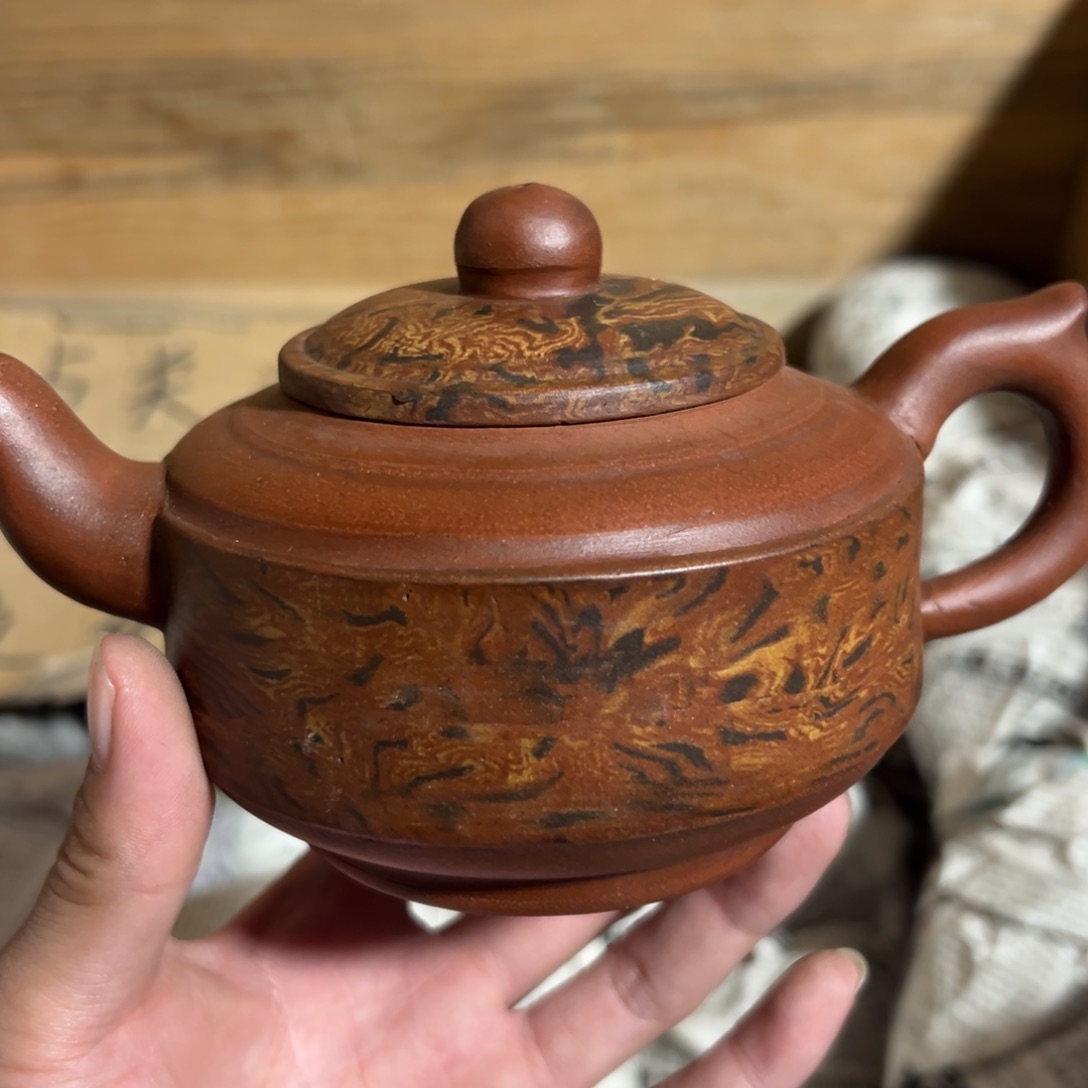 茶壶紫砂老厂紫砂壶一件！