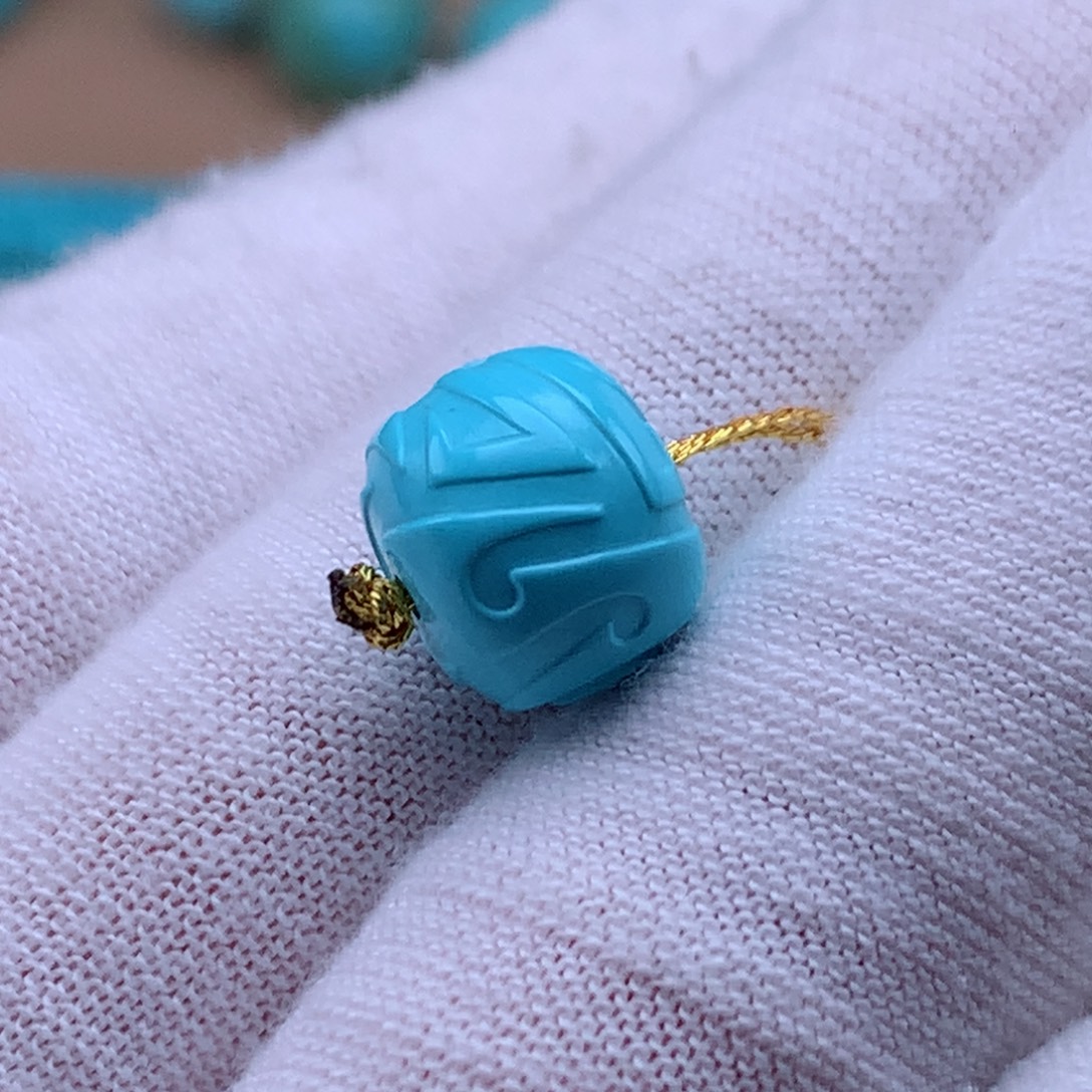 绿松石未镶嵌珠宝奇石直径11.3mm