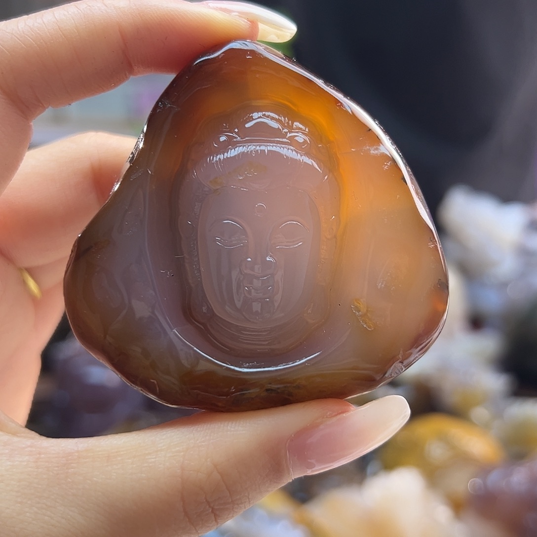 玛瑙/玉髓未镶嵌吊坠(不含链)