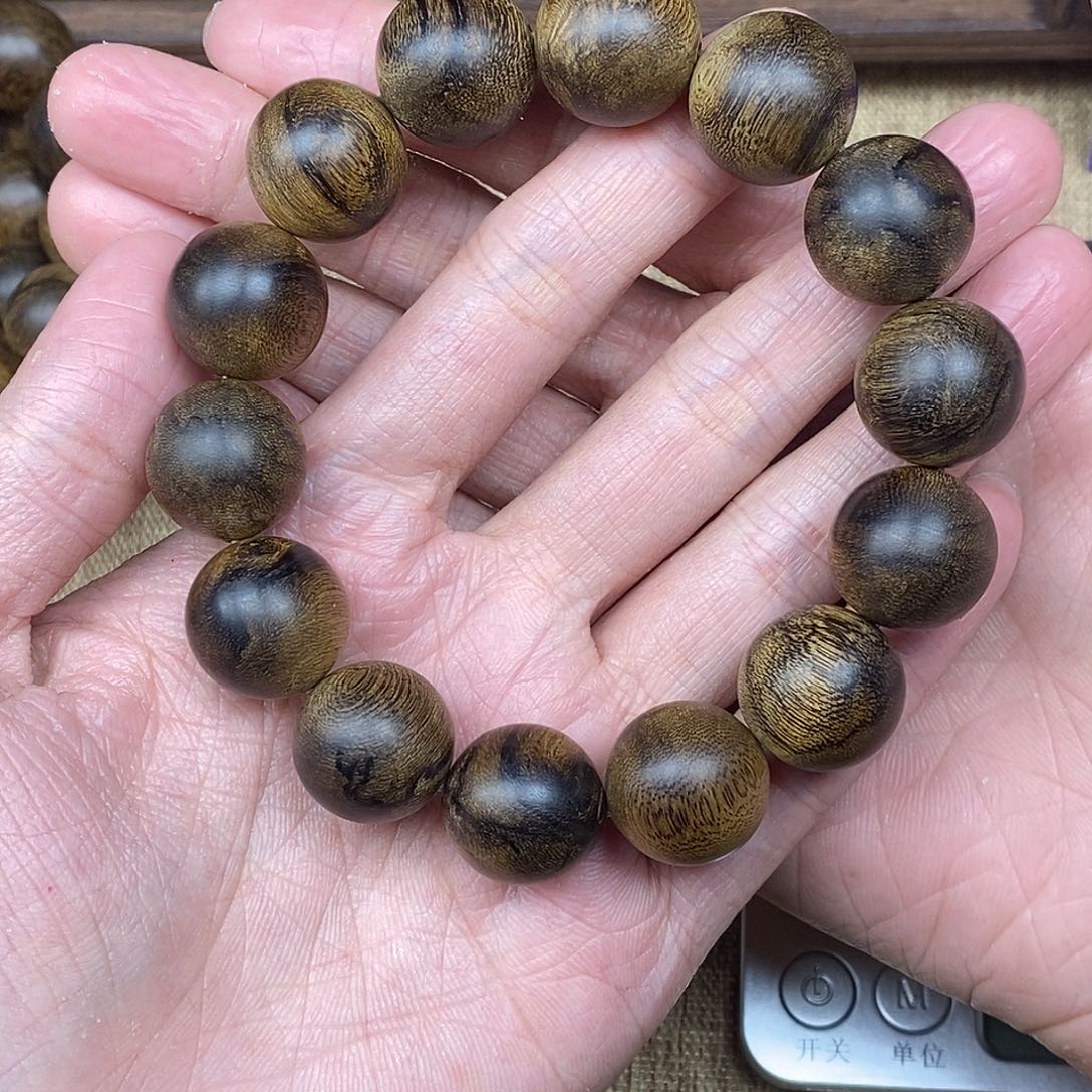 沉香手串紫****0越南芽庄白棋楠