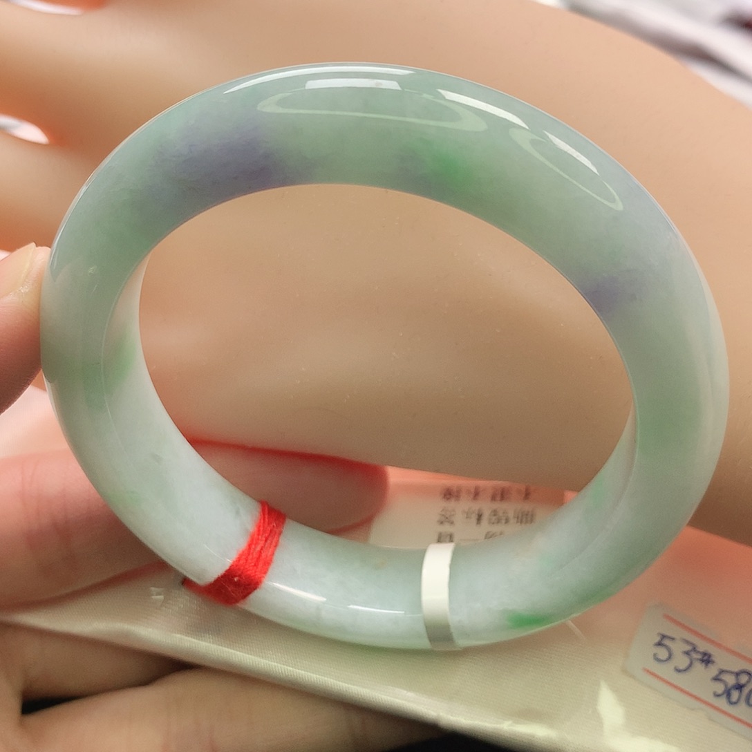 翡翠未镶嵌手镯缅甸5354