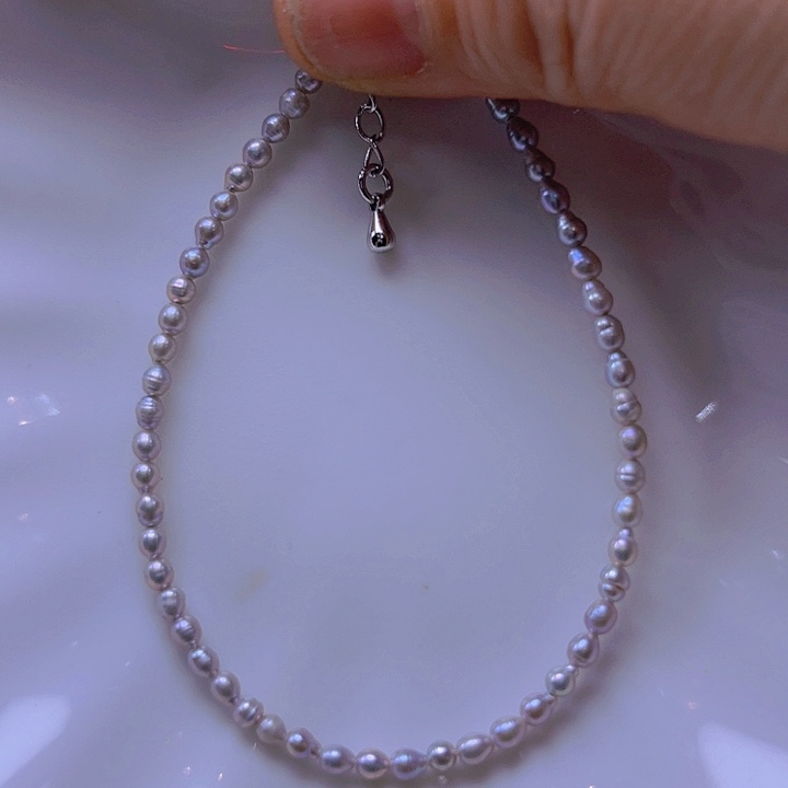 淡水珍珠手绳合金