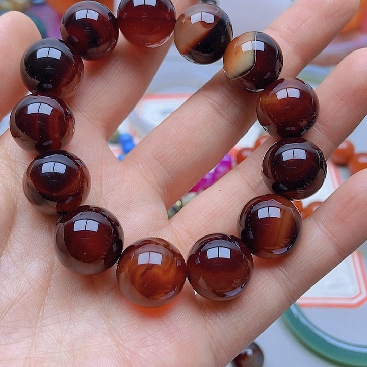 【闪购商品】玛瑙/玉髓珠宝半成品未镶嵌观*海