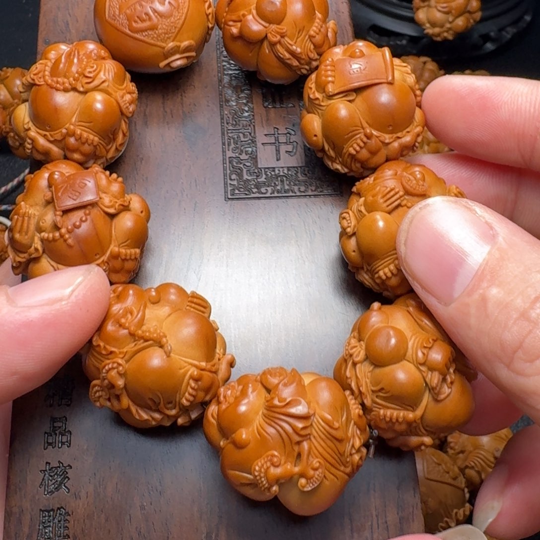 ****今手串/手链橄榄核弥勒