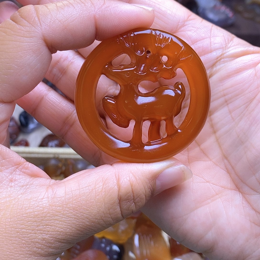 玛瑙/玉髓未镶嵌颈饰