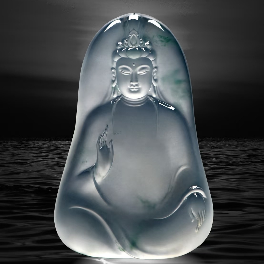 天然A货翡翠毛货定制翡翠客服专属链接