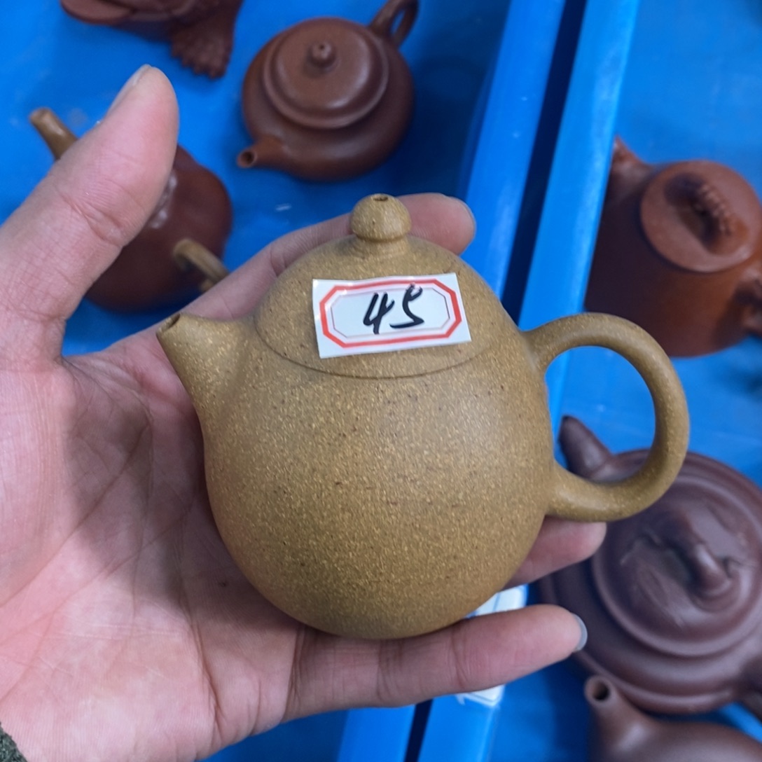 紫砂茶壶风***啊45号紫砂壶 倪文超 作品