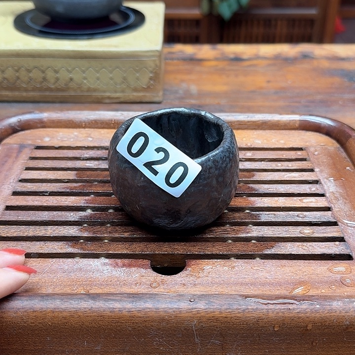 纯手工制作粗陶茶具?****