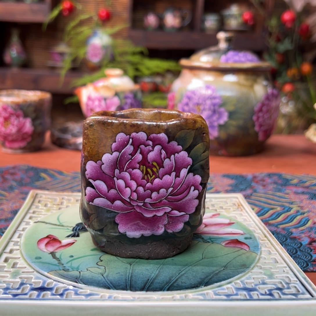 红****瓷片景德镇陶瓷刘道标