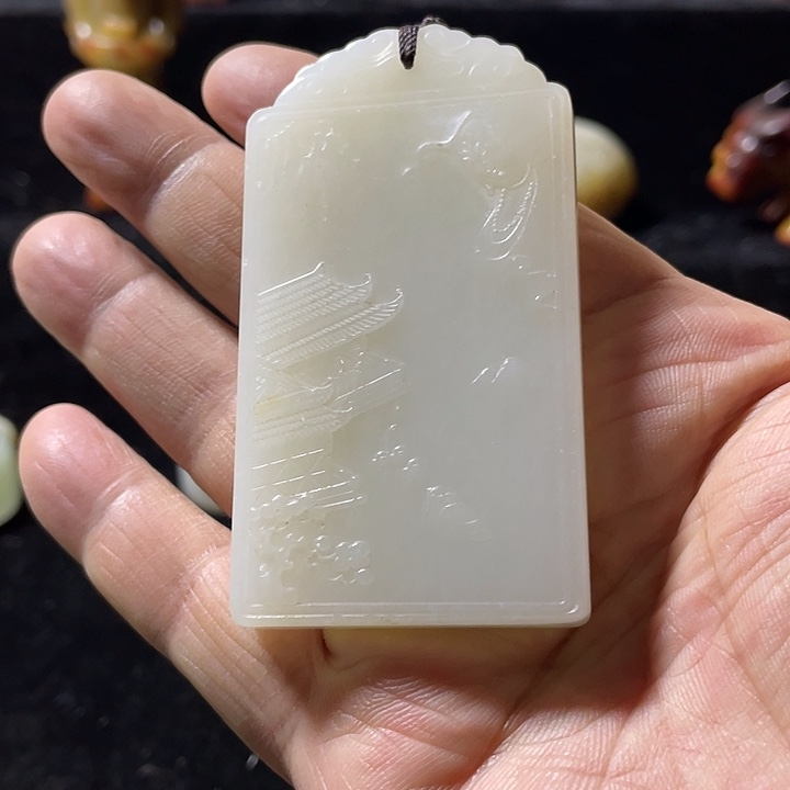 和田玉挂件未镶嵌用****4