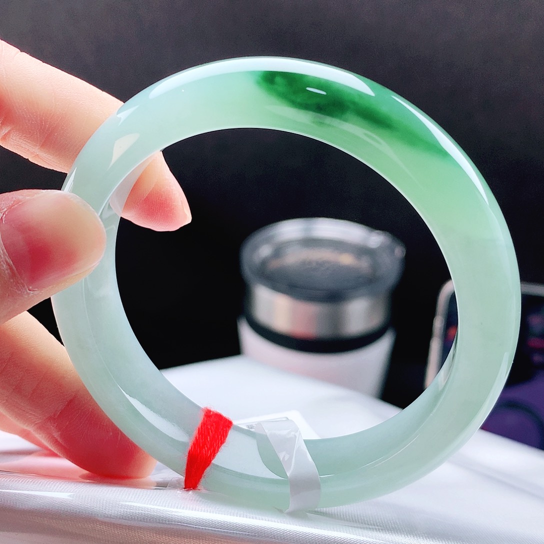 未镶嵌手镯翡翠56冰