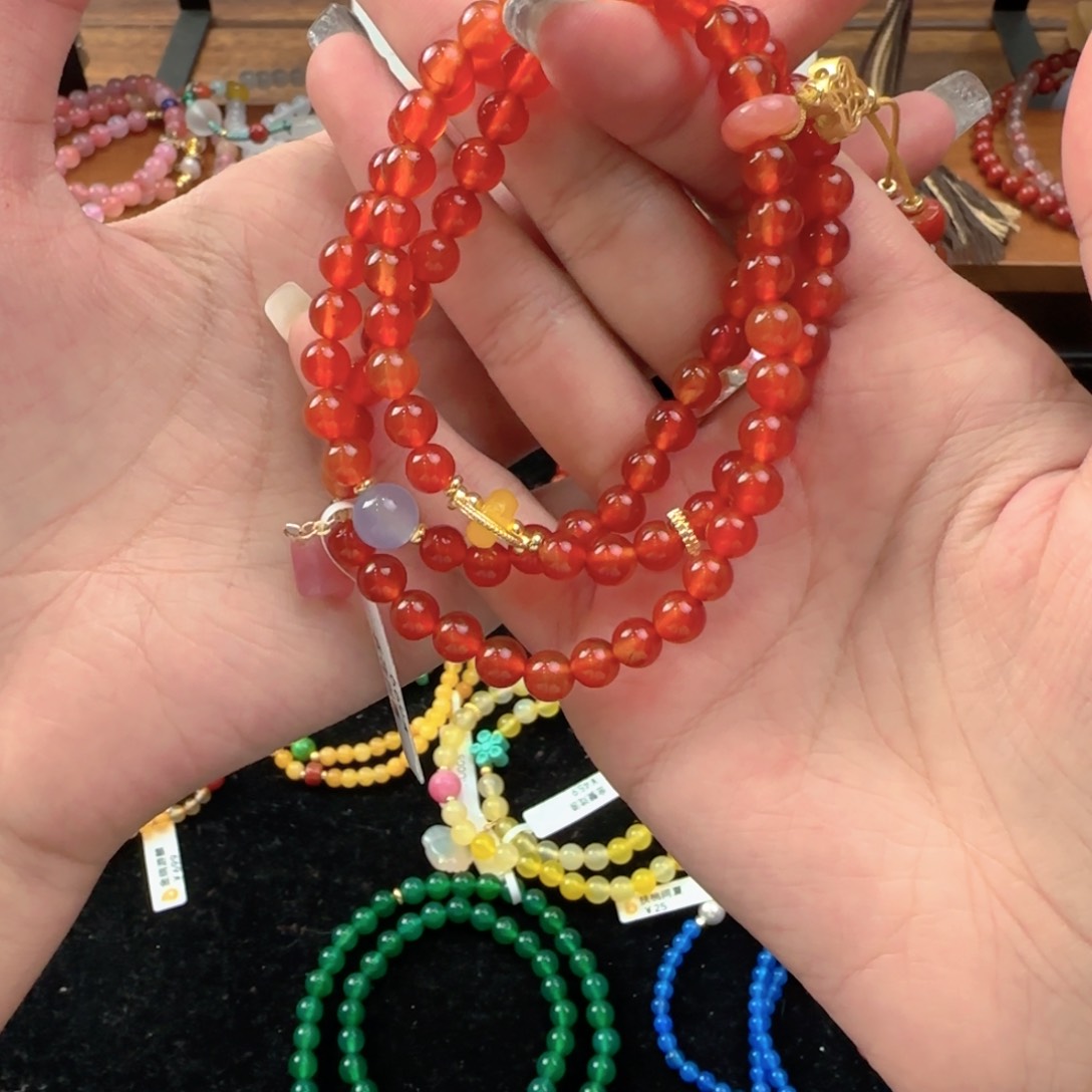 未镶嵌手链玛瑙/玉髓小*FLH006