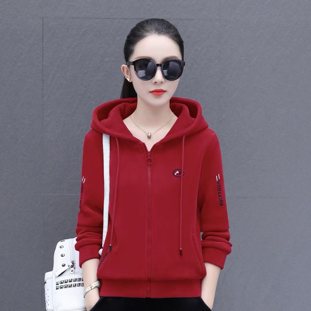 1105#新款奥利绒连帽棉衣保暖上衣