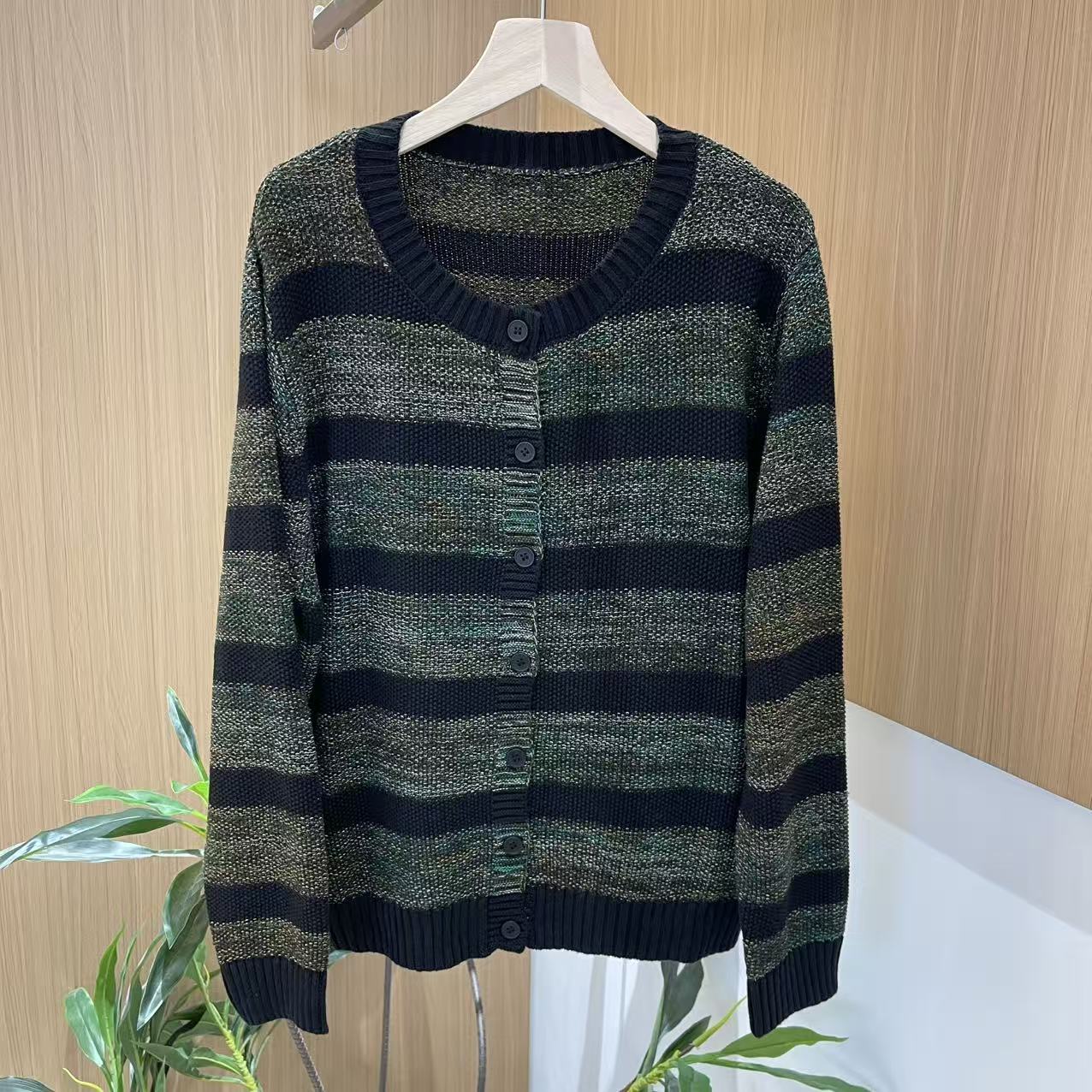 16017新款春秋休闲洋气时尚百搭宽松上衣毛衣