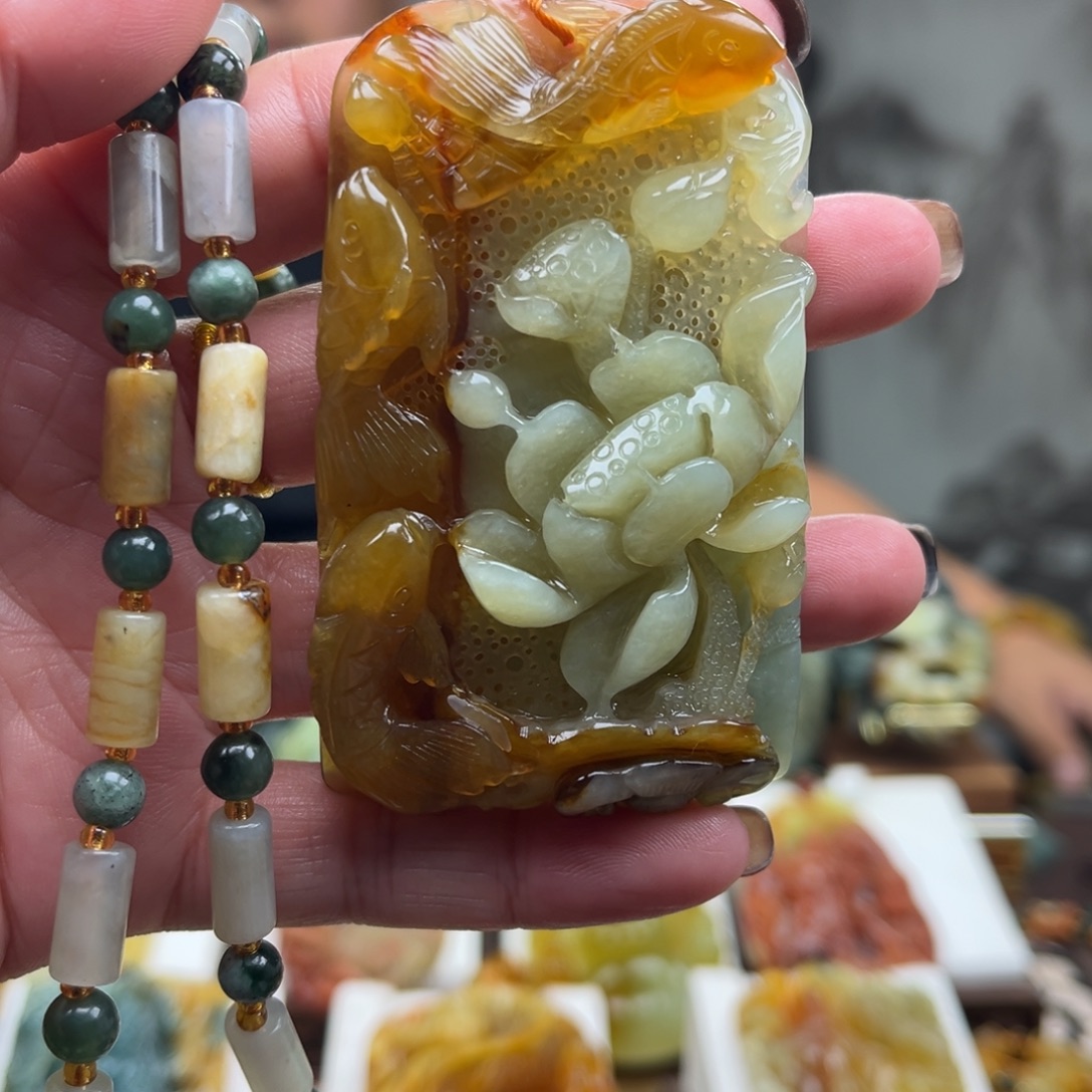 飞***柔岫玉未镶嵌挂件挂件