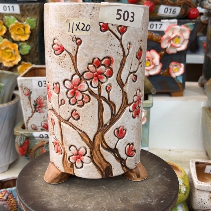 紫砂花盆粗陶材质多肉花盆