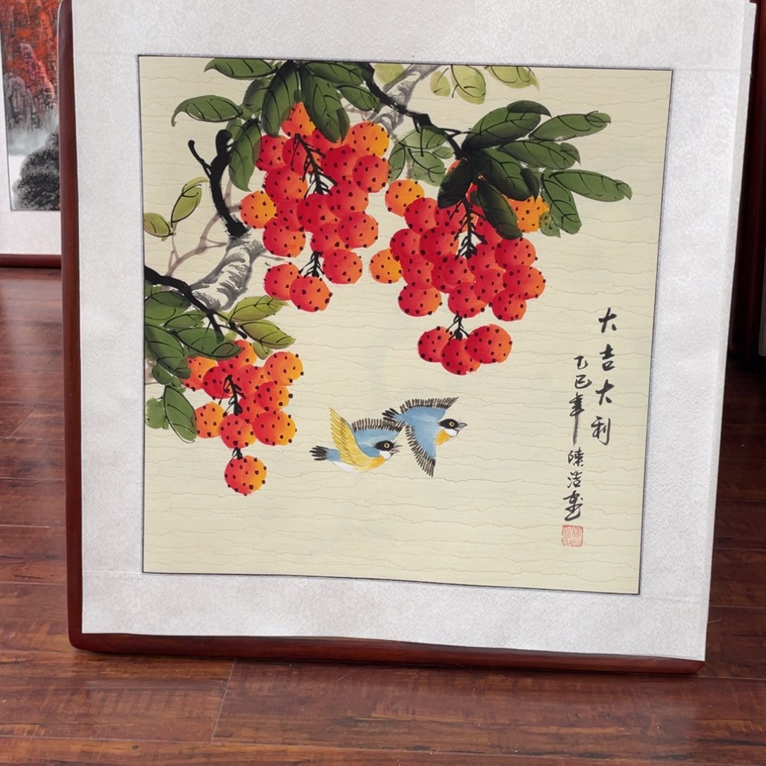国画带框尺寸63*63厘米