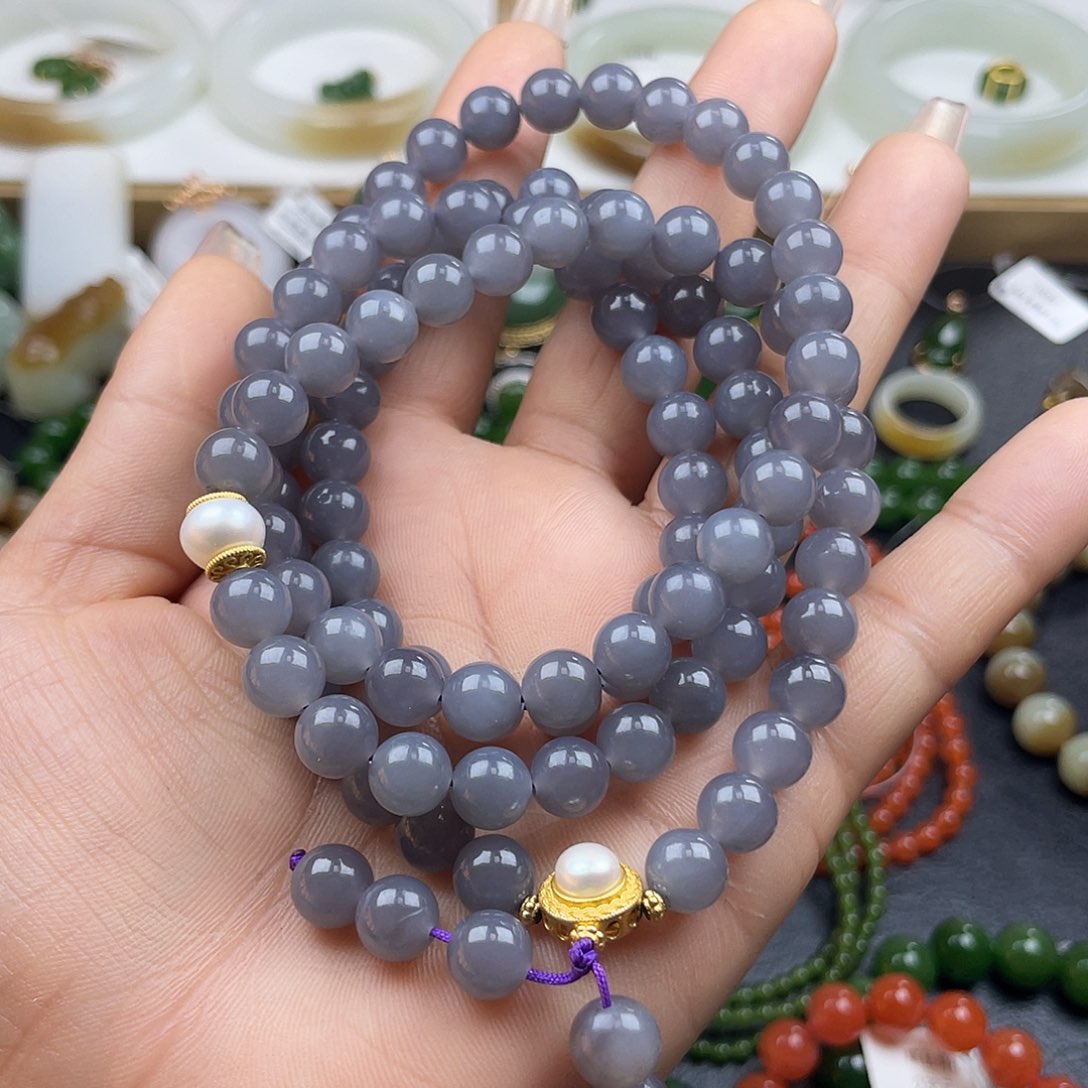 和田玉手串未镶嵌