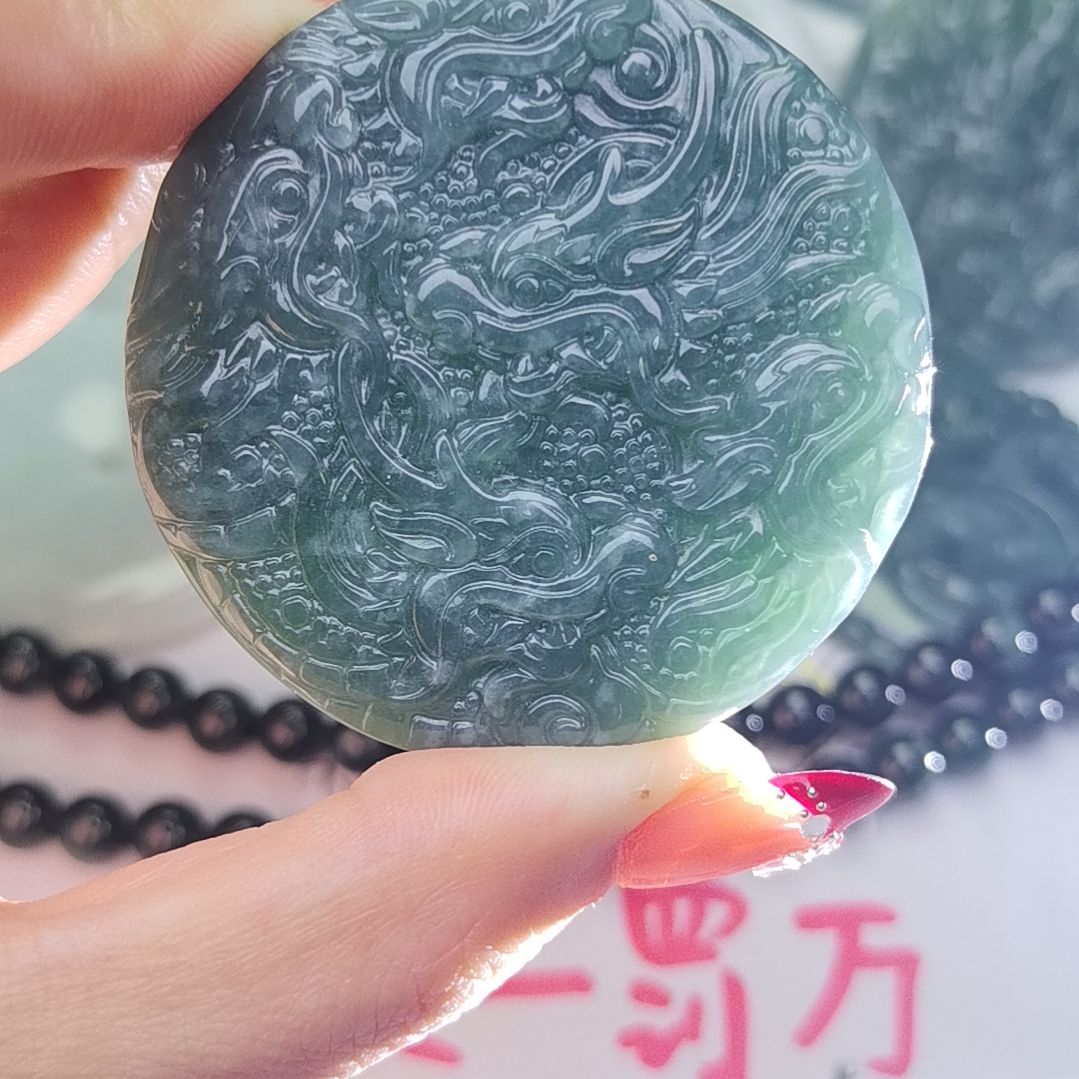 翡翠吊坠(不含链)未镶嵌天然的A货翡翠多样性发货