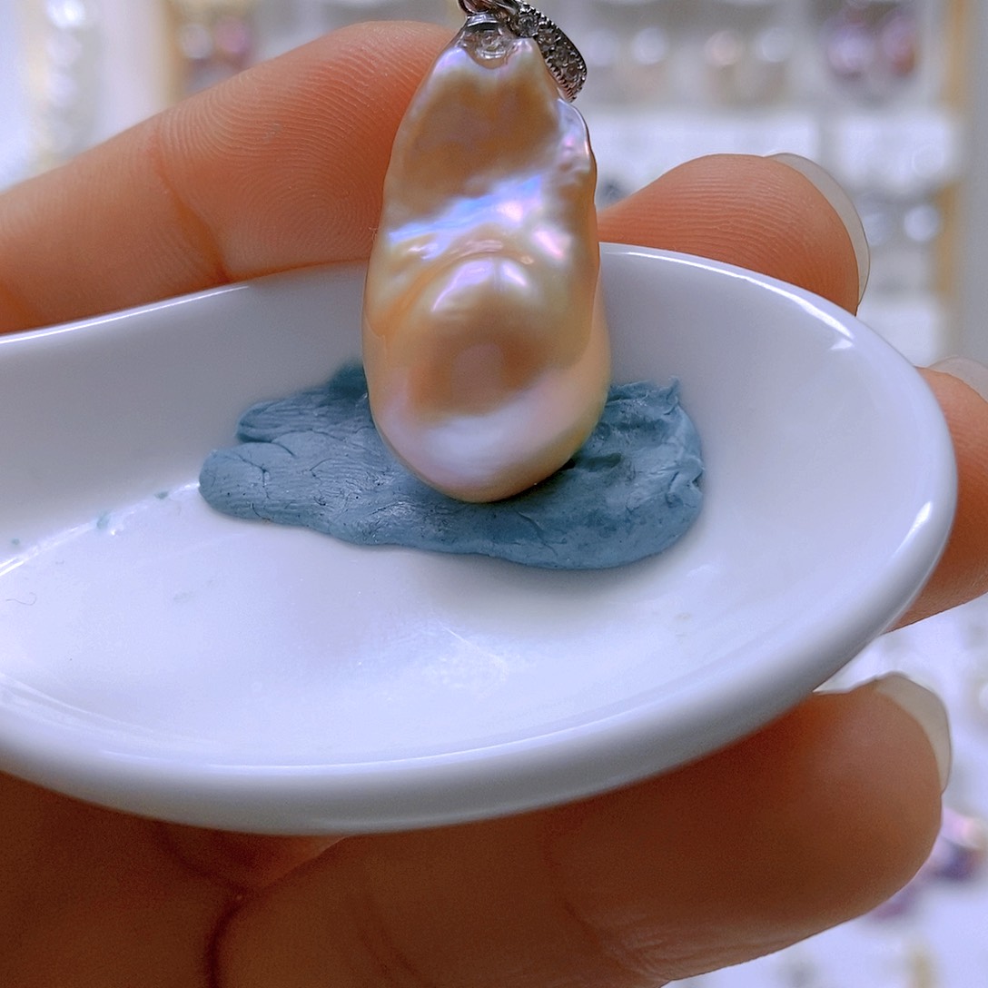 淡水珍珠颈饰合金