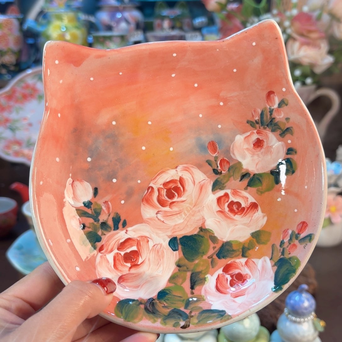 景德镇手绘高温釉下彩陶瓷茶具