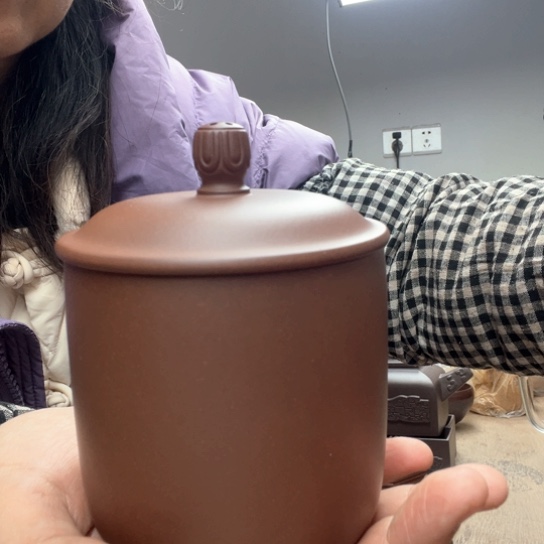紫砂茶壶底槽清盖杯