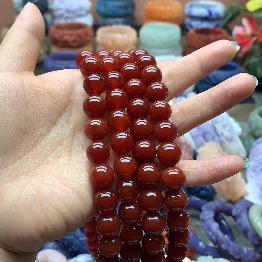 毛衣链未镶嵌石英质玉