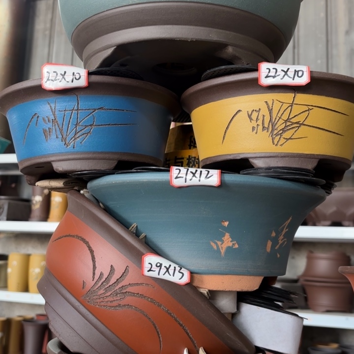 紫砂花盆            100-6