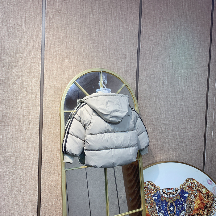 R3210  微气味  宝宝灰色厚上衣外套    加绒