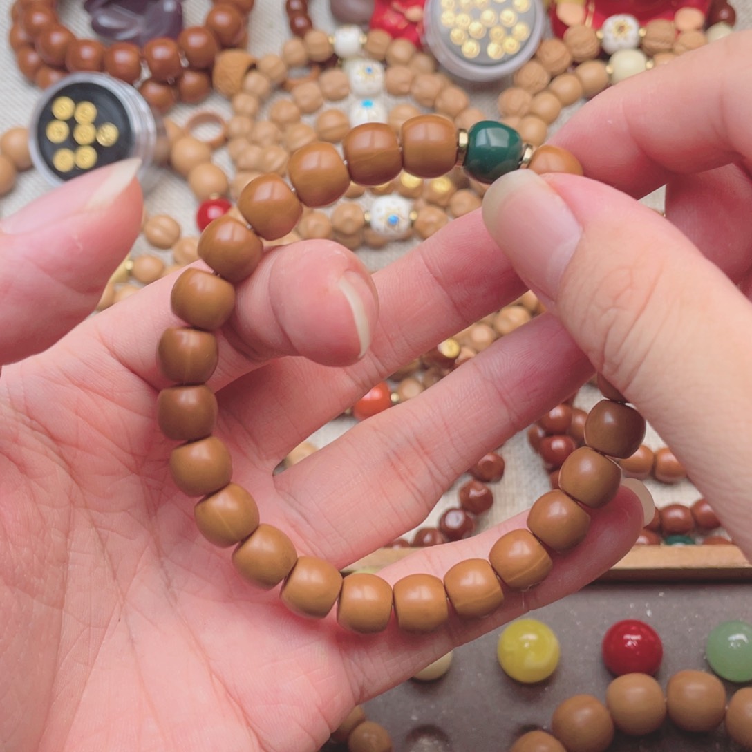 猴头核桃手串直切