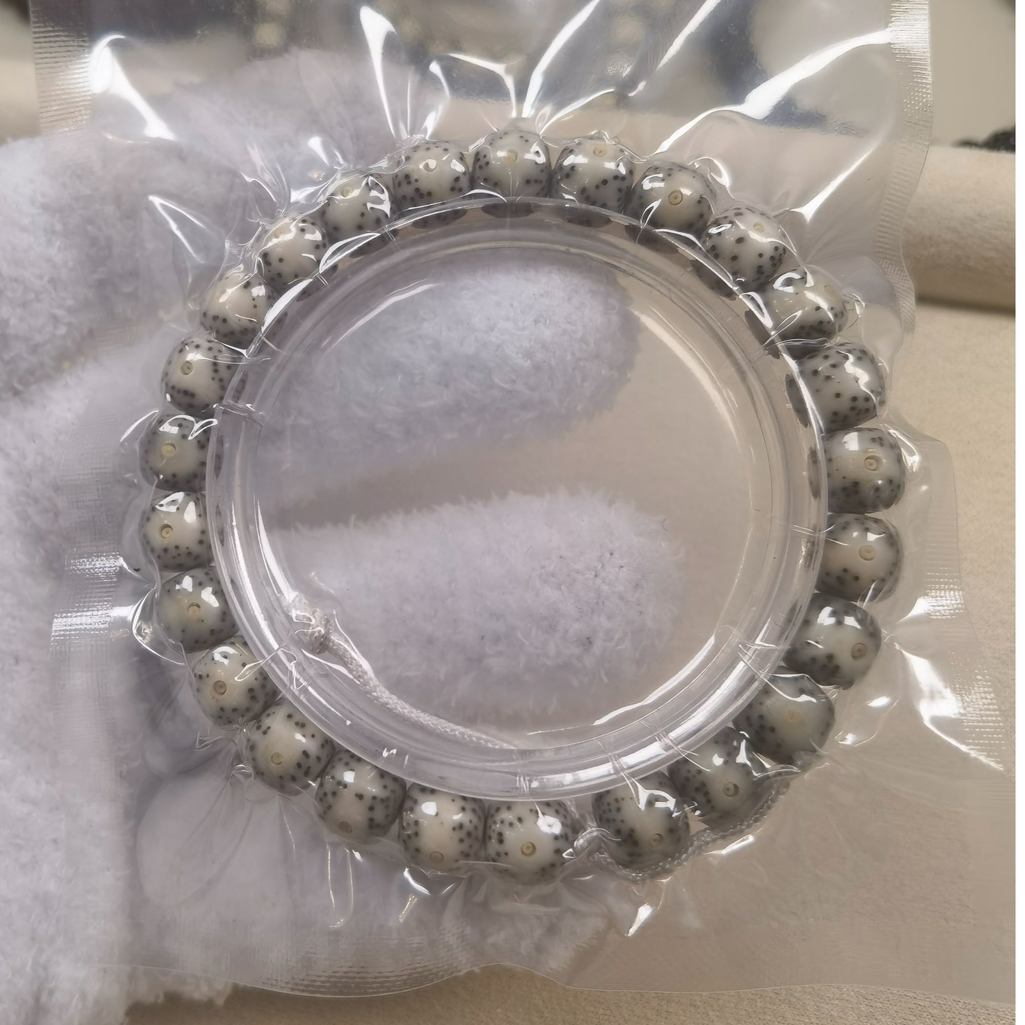 星月菩提单圈手串手链9+mm老型