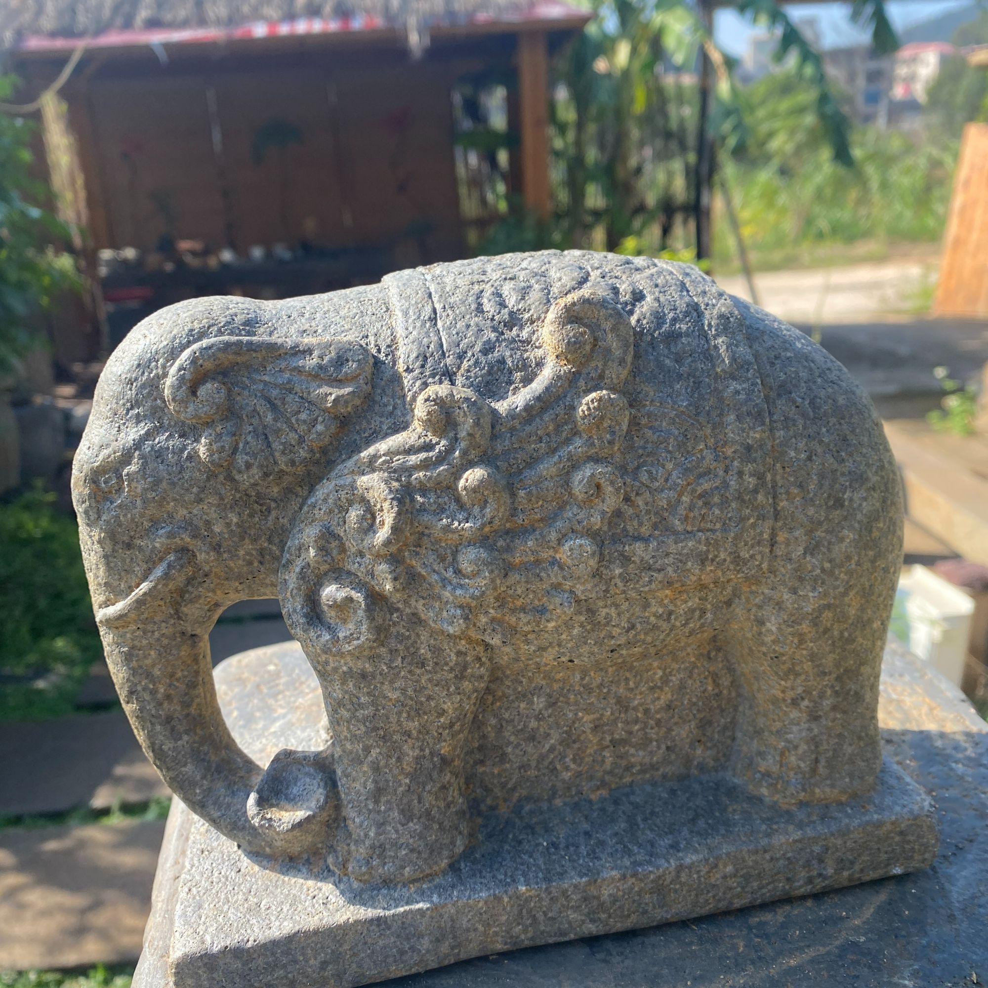 石锦坊 翼象 园林造景摆件