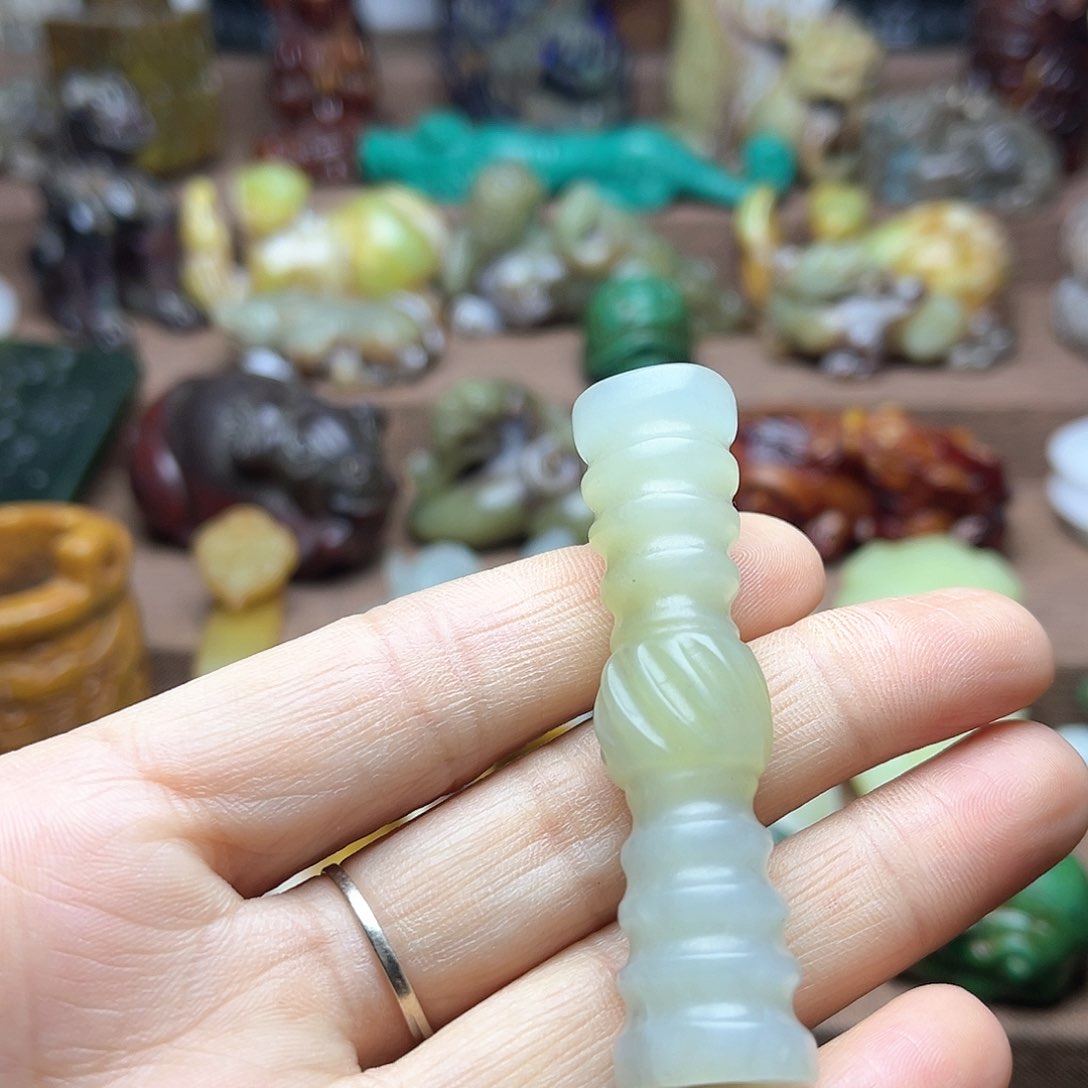 白玉菩提吊坠123。。