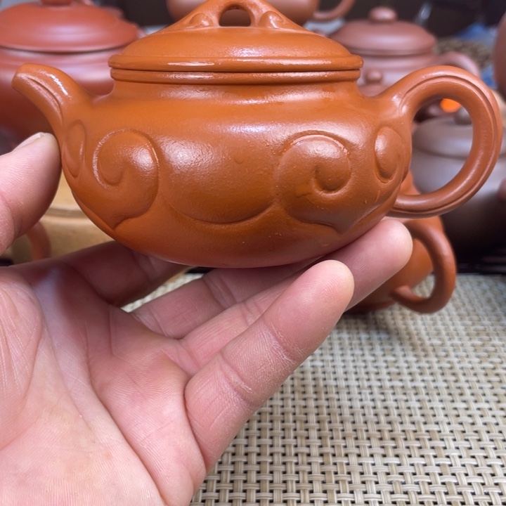 紫砂茶壶凹****音名家壶仿古如意手工制作