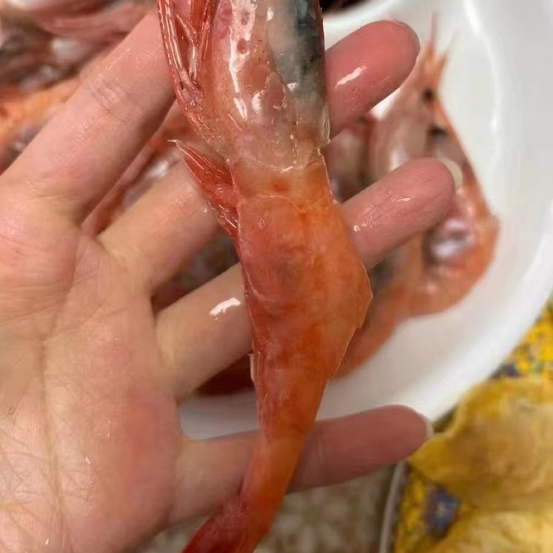 生食甜虾1kg鲜嫩新货甜虾刺身 下单送芥末