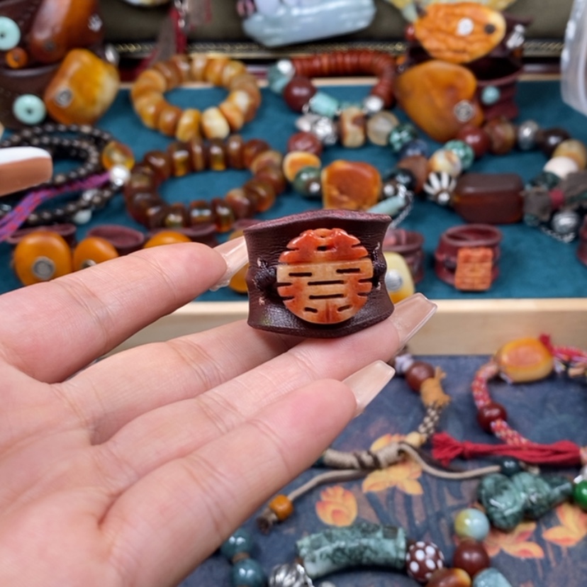 【闪购商品】翡翠戒指未镶嵌蒲**?戒指