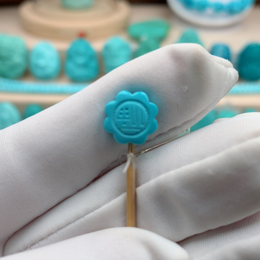 绿松石珠宝奇石未镶嵌