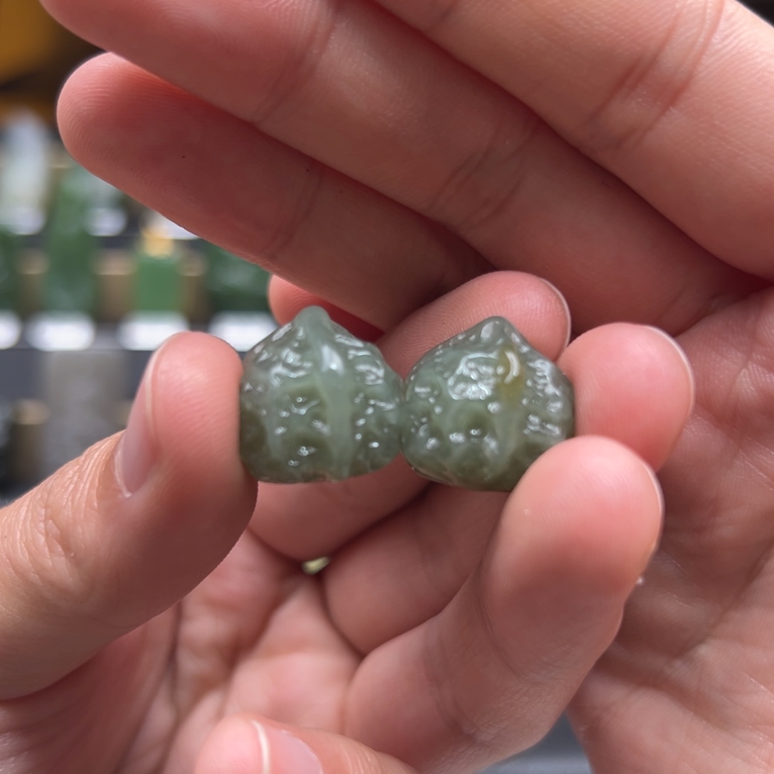 诸***昏和田玉未镶嵌挂件