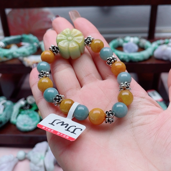 翡翠未镶嵌手链手链